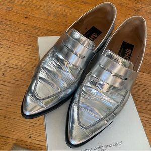 GOLDEN GOOSE WOMENS SLIP-ON LOAFERS